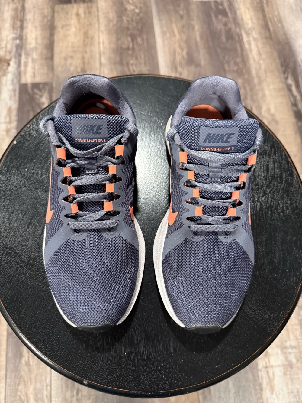 Nike Downshifter Women’s Running Shoes - Gray with Orange Accents